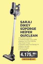 Heifer Quiclean Şarjlı Dikey Süpürge image