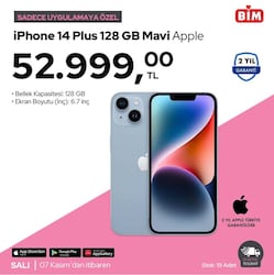 Apple iPhone 14 Plus 128 GB Mavi image