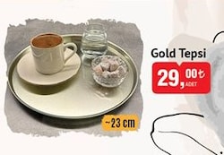 Gold Tepsi 23 cm image