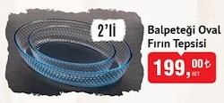 Balpeteği Oval Fırın Tepsisi 2'li image