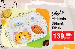 BabyCo Melamin Bölmeli Tabak image
