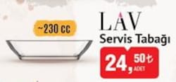 Lav Servis Tabağı 230 cc image