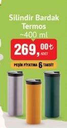 Relax Silindir Bardak Termos 400 ml image