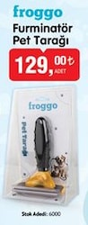 Froggo Furminatör Pet Tarağı image
