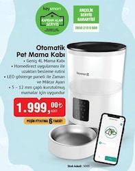 Keysmart Pets Otomatik Pet Mama Kabı image