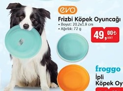 Evo Frizbi Köpek Oyuncağı 20.2x1.8 cm image