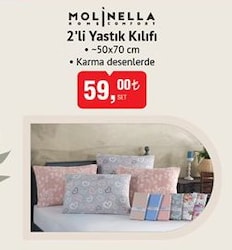 Molinella 2'li Yastık Kılıfı image