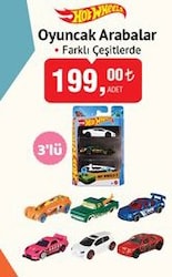 Hot Wheels Oyuncak Arabalar 3'lü image