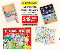 Yükselen Zeka Tükenmeyen Sticker Kitabım image