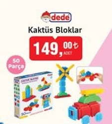 Dede Kaktüs Bloklar 50 Parça image