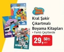 Kral Şakir Çıkartmalı Boyama Kitapları image