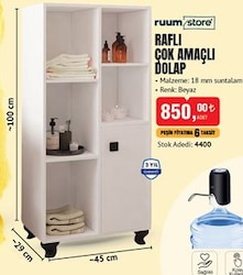 Ruum Store Raflı Çok Amaçlı Dolap image
