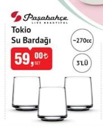 Paşabahçe Tokio Su Bardağı 270 cc 3 image