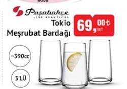 Paşabahçe Tokio Meşrubat Bardağı 390 cc 3'lü image