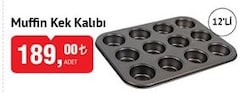 Muffin Kek Kalıbı 12'li image