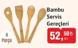Bambu Servis Gereçleri 4 Parça image