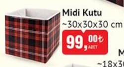 Midi Kutu 30x30x30 cm image