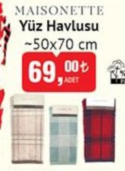 Maisonette Yüz Havlusu 50x70 cm image