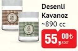 Lav Desenli Kavanoz 890 cc image