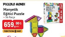 Piccolo Mondi Manyetik Eğitici Puzzle 36 Parça image