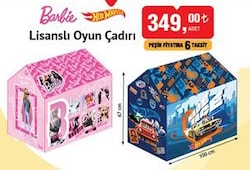 Barbie/Hot Wheels Lisanslı Oyun Çadırı image