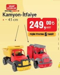 Uçar Oyuncak Kamyon-İtfaiye 43 cm image