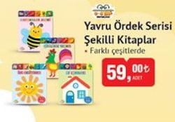 0-6 Yaş Yayınları Yavru Ördek Serisi Şekilli Kitaplar image