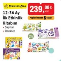 Yükselen Zeka İlk Etkinlik Kitabım Sayılar - Renkler image