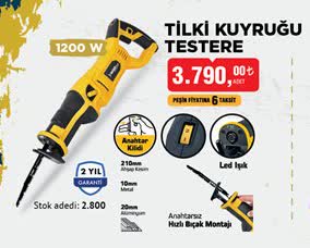 Tilki Kuyruğu Testere 1200 W image