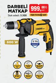 Darbeli Matkap 600 W image