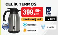 Fredo Çelik Termos 2 Litre image