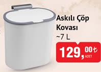 Askılı Çöp Kovası 7l image