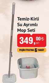 Temiz-Kirli Su Ayrımlı Mop Seti image