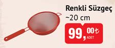 Renkli Süzgeç 20 cm image