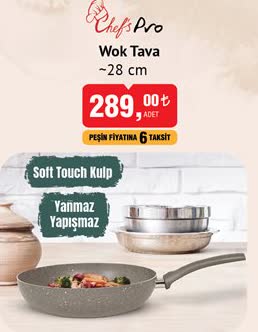Chef's Pro Wok Tava 28 cm image