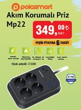 Polasmart Akım Korumalı Priz Mp22 image
