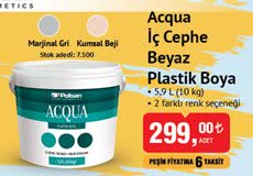 Acqua İç Cephe Beyaz Plastik Boya 5,9 L image