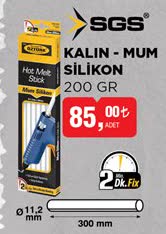 Sgs Kalın Mum Silikon 200 Gr image