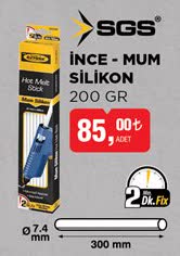 Sgs İnce Mum Silikon image