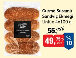 Gürme Susamlı Sandviç Ekmeği image