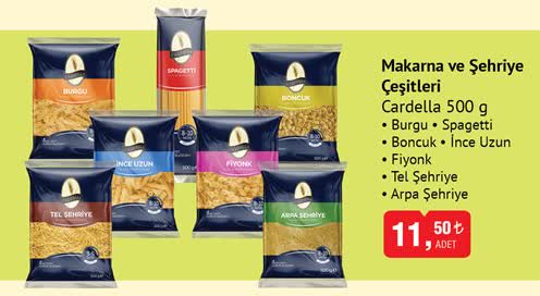 Cardella Makarna ve Şehriye Çeşitleri 500g image