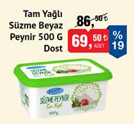 Dost Süzme Beyaz Peynir 500g image