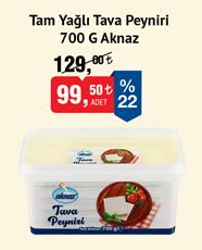 Aknaz Tam Yağlı Tava Peyniri 700g image