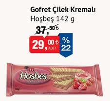 Hoşbeş Gofret Çilek Kremalı image