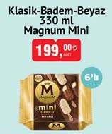 Magnum Mini Klasik Badem Beyaz image
