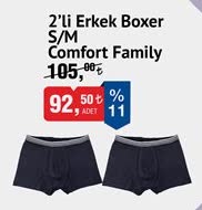 Comfort Family 2'Li Erkek Boxer image
