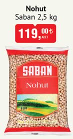 Saban Nohut 2.5kg image