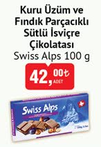 Swiss Alps Sütlü İsviçre Çikolatası 100g image