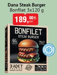 Bonfilet Dana Steak Burger 3x120g image