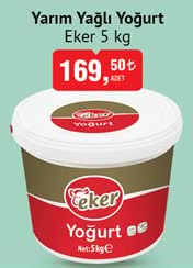 Eker Yarım Yağlı Yoğurt 5kg image